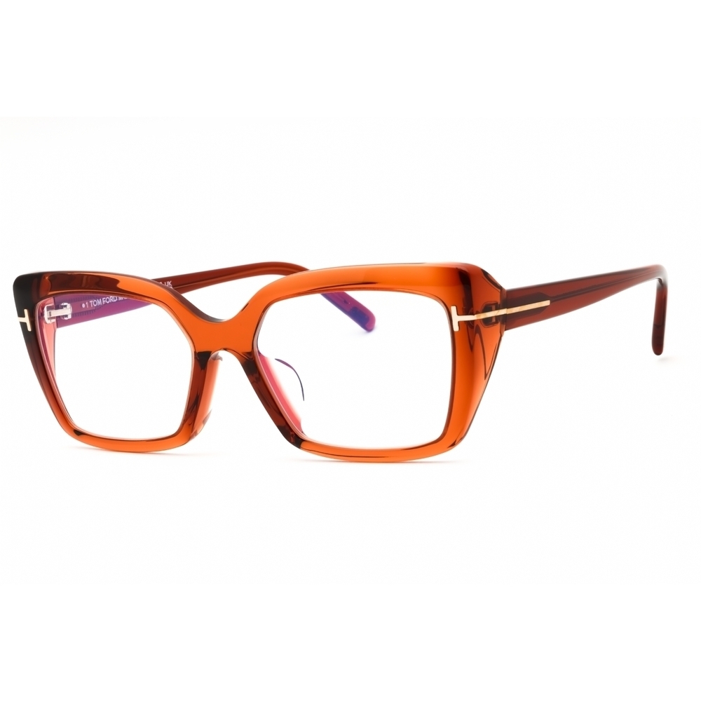 NWT Tom Ford FT5991-F Dark Brown Cat Eye 56mm Eyeglasses